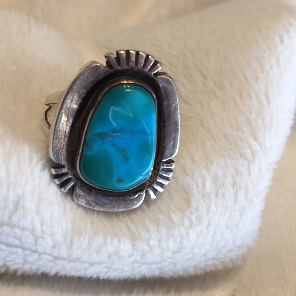 Rare Navajo ring by Rita Touchine